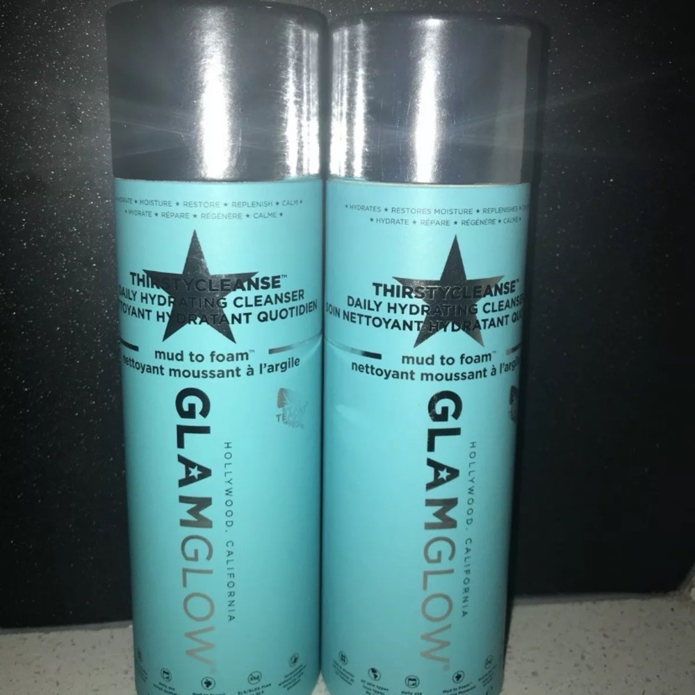 2X GLAMGL0W THIRSTYCLEANSE DAILY HYDRATINGCLEANSER